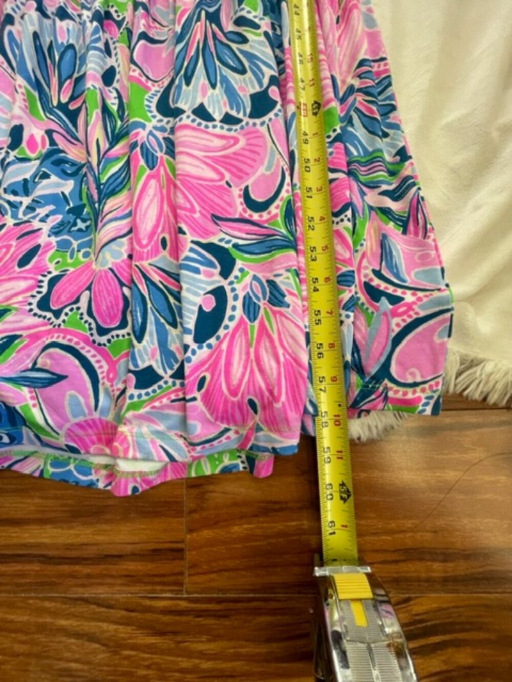 Lilly Pulitzer Women's Sleeveless Pearce Floral Tiered V-Neck Maxi Dress, Size L - Picture 5 of 6